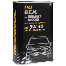 7705 O.E.M. for Renault Nissan 5W-40 1l