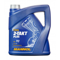Mannol 7204-4 2-Takt Plus API TC kétütemű félszintetikus motorolaj, 4 liter